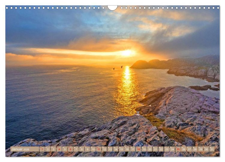Produktbild: Vom S&uuml;dkap zum Nordkap (Wandkalender 2026 DIN A3 quer), CALVENDO Monatskalender