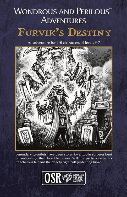 Produktbild: Wondrous and Perilous(TM) Adventures Furvik's Destiny, for Old School Fantasy