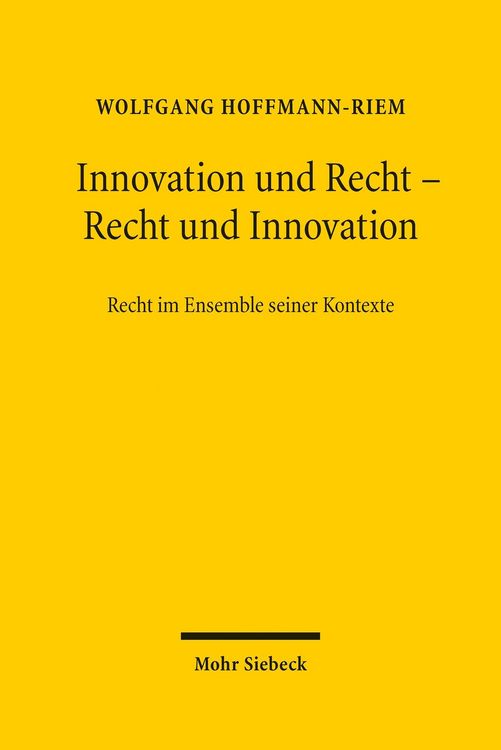 Produktbild: Innovation und Recht - Recht und Innovation