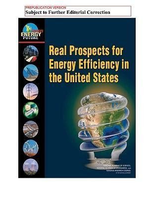 Produktbild: Real Prospects for Energy Efficiency in the United States