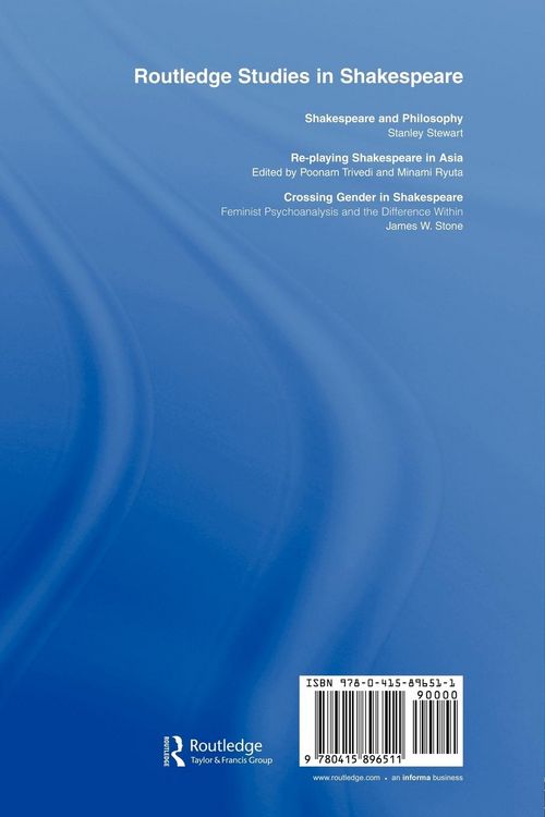 Produktbild: Crossing Gender in Shakespeare