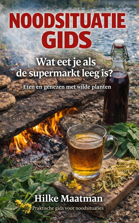 Produktbild: NOODSITUATIE GIDS Wat eet je als de supermarkt leeg is? Eten en genezen met wilde planten (Gezonde Voeding & Kruiden - Lichaam & Ziel, #1)