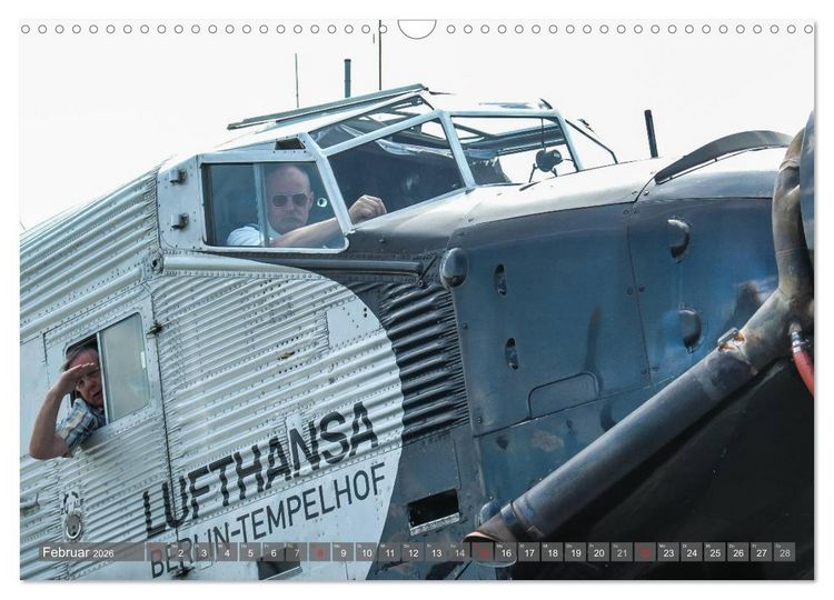 Produktbild: JU 52 - Zwischen Himmel und Erde (Wandkalender 2026 DIN A3 quer), CALVENDO Monatskalender