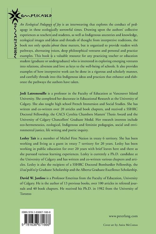 Produktbild: An Ecological Pedagogy of Joy