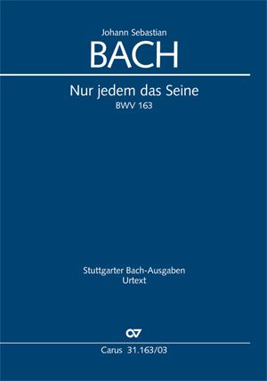 Produktbild: Nur jedem das Seine (Klavierauszug)