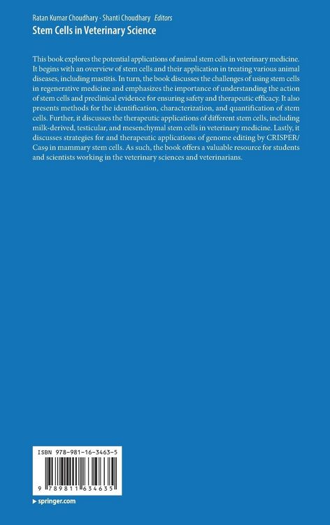 Produktbild: Stem Cells in Veterinary Science