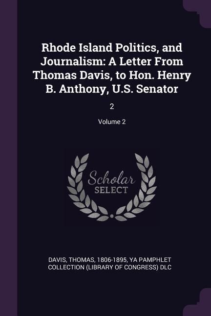 Produktbild: Rhode Island Politics, and Journalism