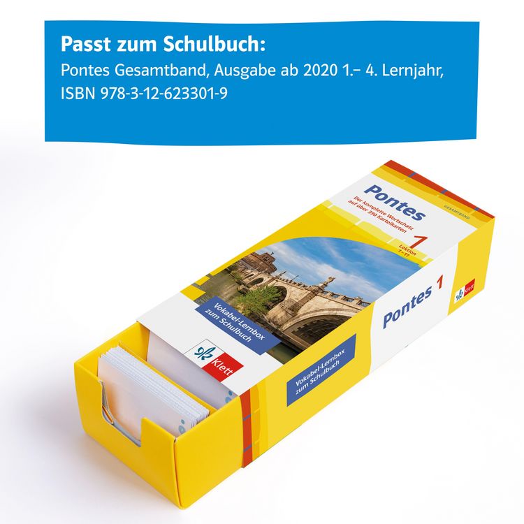 Produktbild: Pontes Gesamtband 1 (ab 2020) Vokabel-Lernbox zum Schulbuch 1. Lernjahr. Lektion 1-11