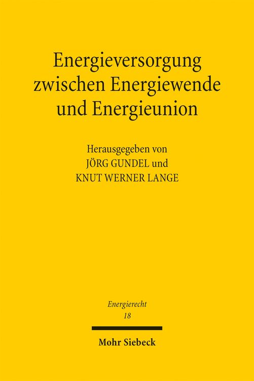 Produktbild: Energieversorgung zwischen Energiewende und Energieunion