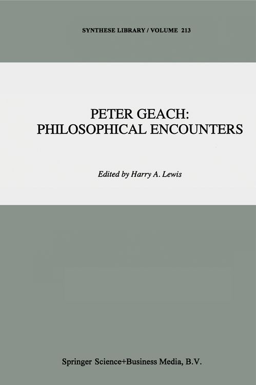 Produktbild: Peter Geach: Philosophical Encounters