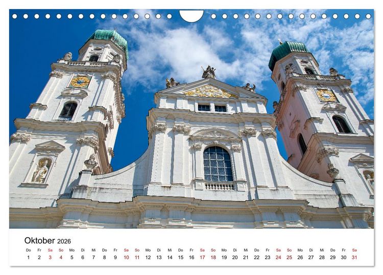 Produktbild: Impressionen aus Passau (Wandkalender 2026 DIN A4 quer), CALVENDO Monatskalender