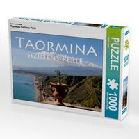 Produktbild: CALVENDO Puzzle Taormina Siziliens Perle 1000 Teile Lege-Gr&ouml;&szlig;e 64 x 48 cm Foto-Puzzle Bild von Helene Seidl