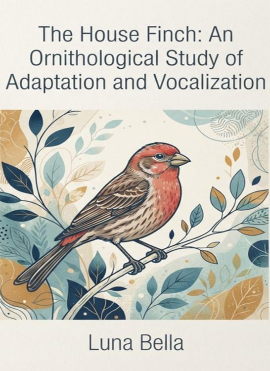 Produktbild: The House Finch:An Ornithological Study of Adaptation and Vocalization