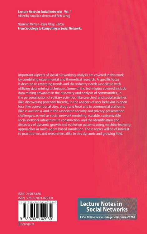 Produktbild: From Sociology to Computing in Social Networks