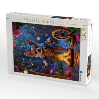 Produktbild: CALVENDO Puzzle Rumpelstilzchen-Hundewelpe | 1000 Teile Lege-Gr&ouml;&szlig;e 64x48cm Foto-Puzzle f&uuml;r gl&uuml;ckliche Stunden