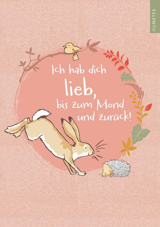 Produktbild: MyNOTES Papeterie: Wei&szlig;t du eigentlich, wie lieb ich dich hab? Notizbuch A4