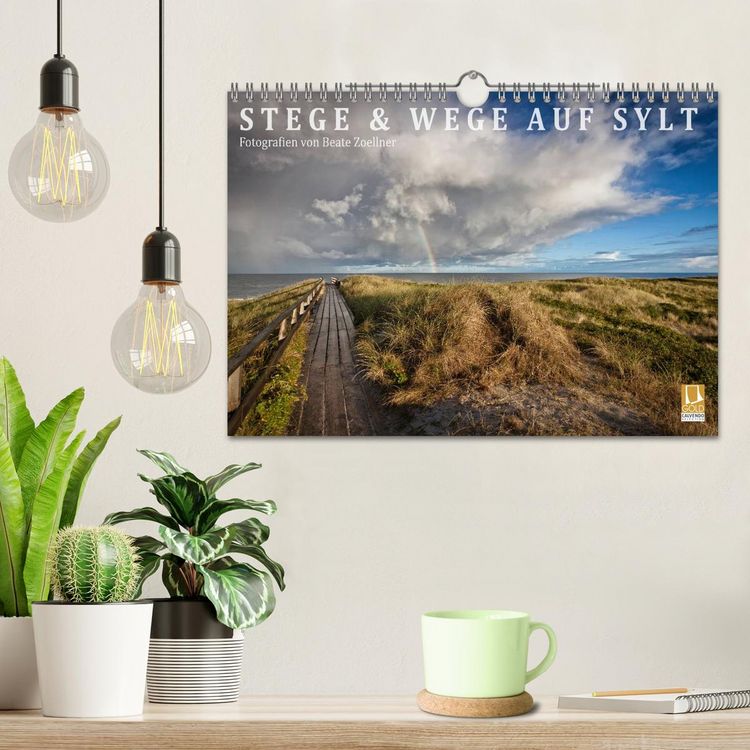 Produktbild: Stege & Wege auf Sylt (Wandkalender 2026 DIN A4 quer), CALVENDO Monatskalender