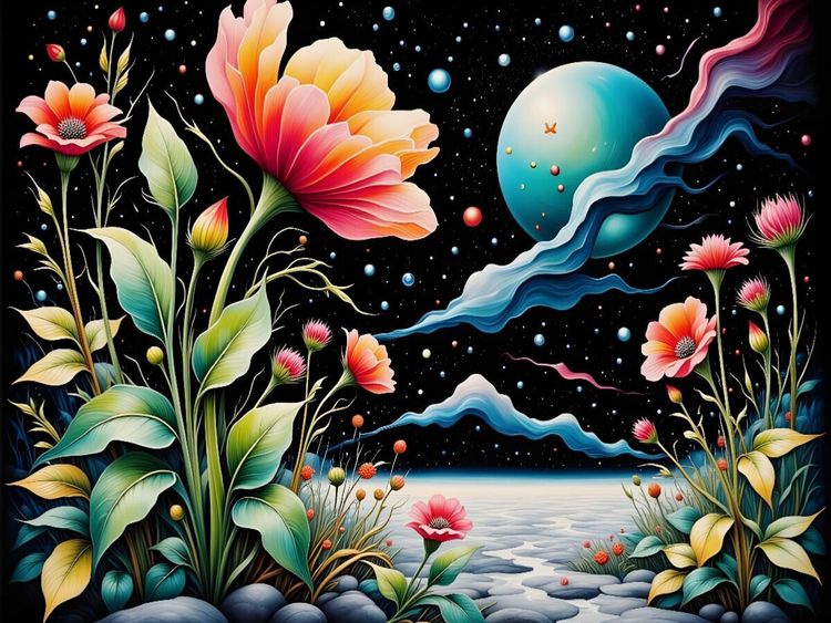 Produktbild: CALVENDO Puzzle Bl&uuml;tenmelodie | 1000 Teile Lege-Gr&ouml;&szlig;e 64x48cm Foto-Puzzle f&uuml;r gl&uuml;ckliche Stunden