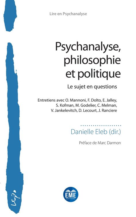 Produktbild: Psychanalyse, philosophie et politique