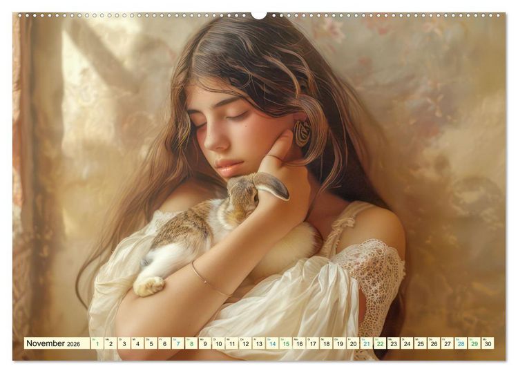 Produktbild: Tierliebe - In exotischer Umgebung (hochwertiger Premium Wandkalender 2026 DIN A2 quer), Kunstdruck in Hochglanz