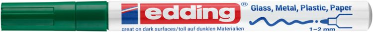 Produktbild: Edding 751 4-751-9-004 Lackmarker Gr&uuml;n 1 mm, 2 mm
