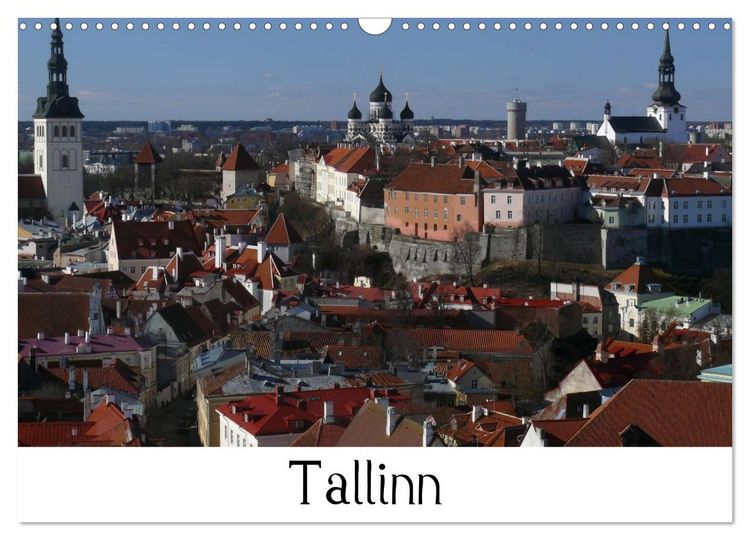 Produktbild: Tallinn (Wandkalender 2026 DIN A3 quer), CALVENDO Monatskalender
