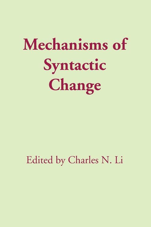 Produktbild: Mechanisms of Syntactic Change