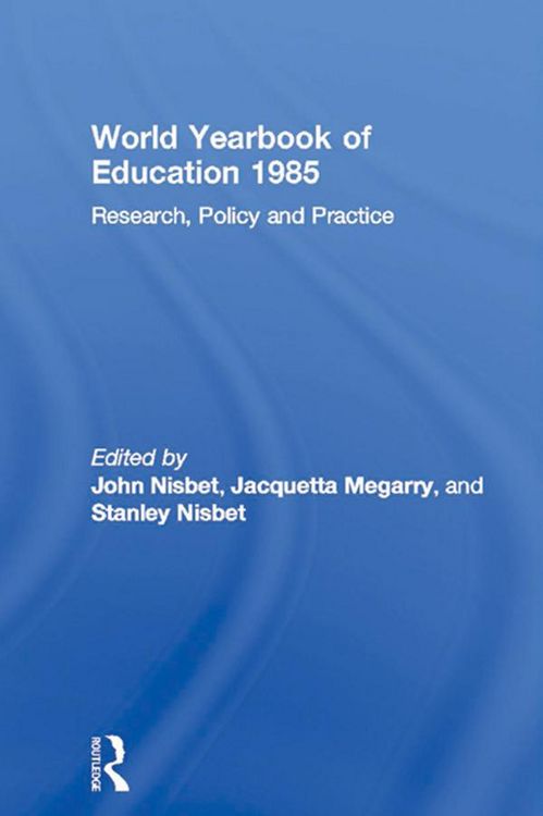 Produktbild: World Yearbook of Education 1985