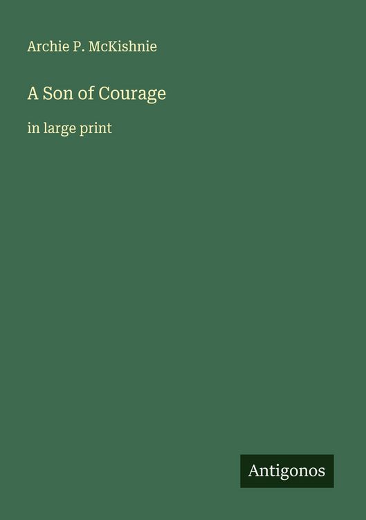Produktbild: A Son of Courage