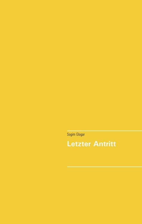 Produktbild: Letzter Antritt