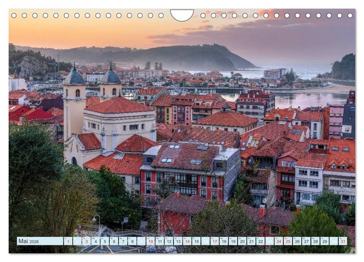 Produktbild: Nordspanien, wilde Atlantikk&uuml;ste und hohe Berge (Wandkalender 2026 DIN A4 quer), CALVENDO Monatskalender