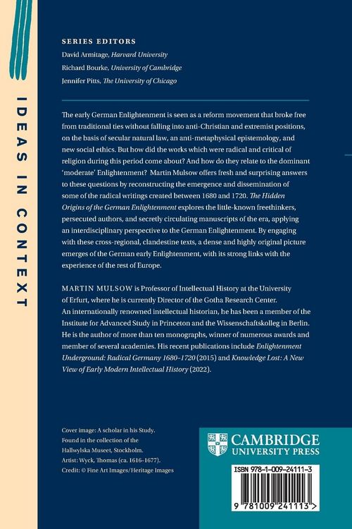 Produktbild: The Hidden Origins of the German Enlightenment