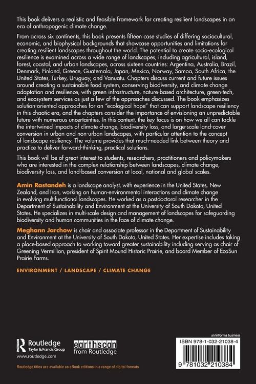 Produktbild: Creating Resilient Landscapes in an Era of Climate Change