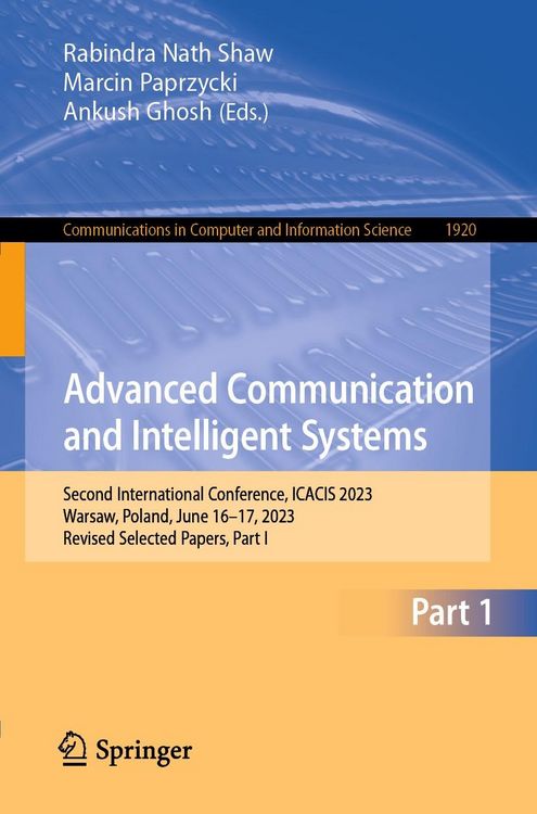Produktbild: Advanced Communication and Intelligent Systems