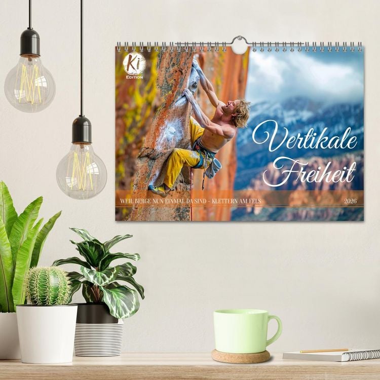 Produktbild: Vertikale Freiheit (Wandkalender 2026 DIN A4 quer), CALVENDO Monatskalender