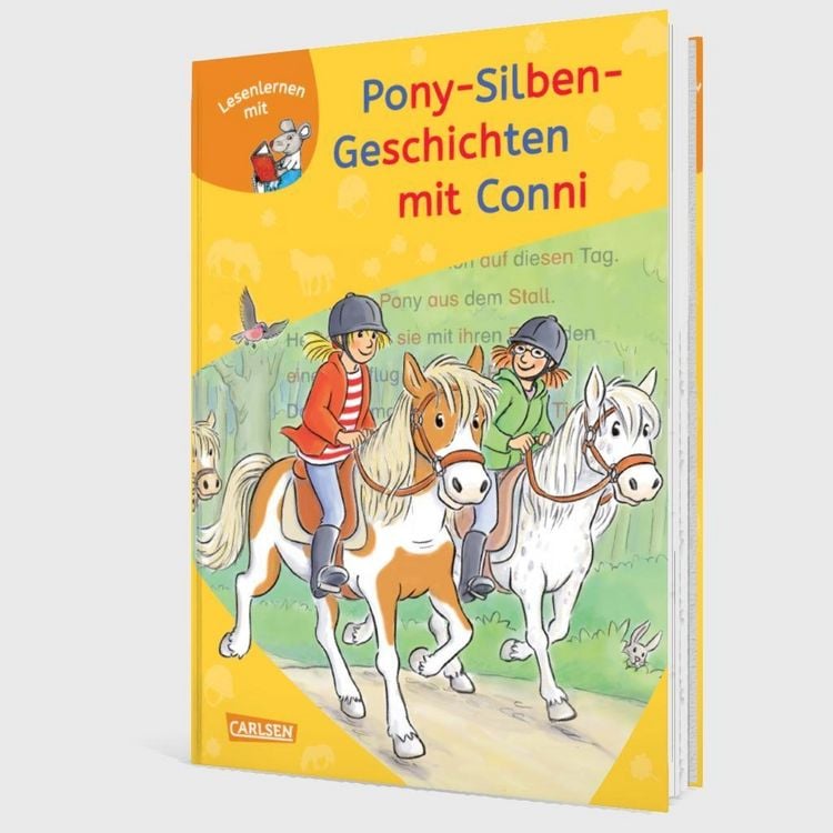 Produktbild: LESEMAUS zum Lesenlernen Sammelb&auml;nde: Pony-Silben-Geschichten mit Conni