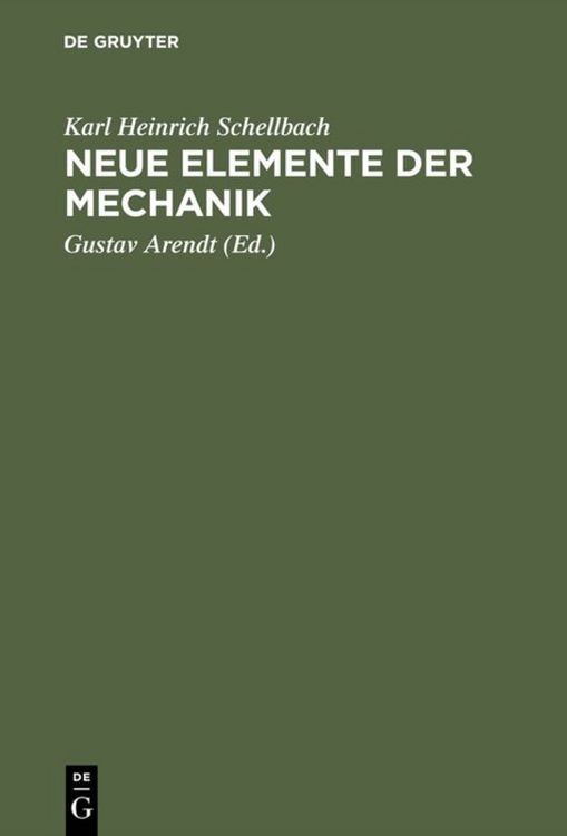 Produktbild: Neue Elemente der Mechanik