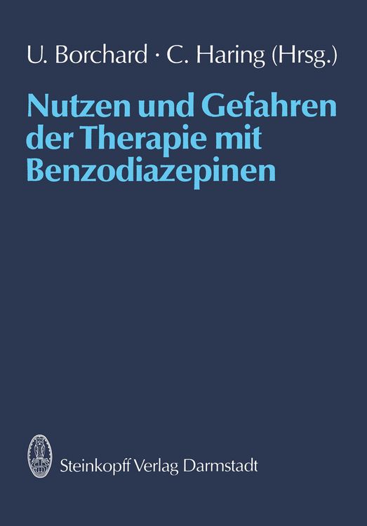 Produktbild: Nutzen und Gefahren der Therapie mit Benzodiazepinen