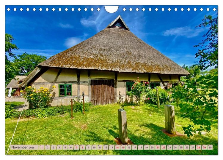 Produktbild: Fischland zwischen Ostsee und Bodden (Wandkalender 2026 DIN A4 quer), CALVENDO Monatskalender