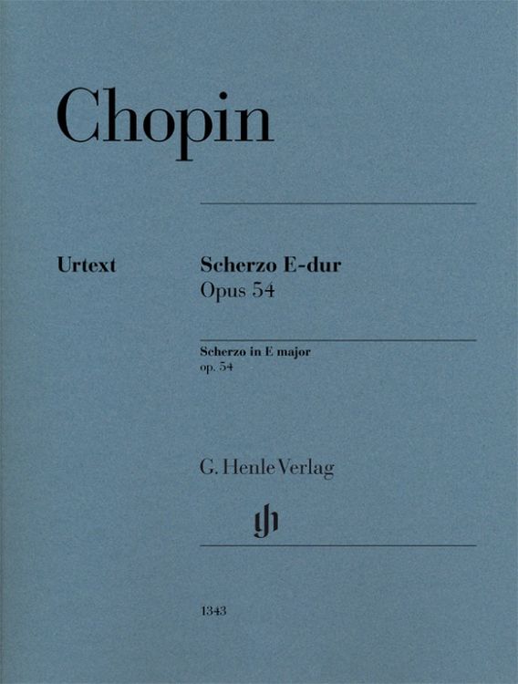 Produktbild: Fr&eacute;d&eacute;ric Chopin - Scherzo E-dur op. 54