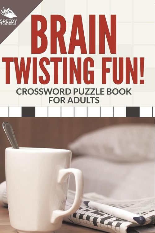 Produktbild: Brain Twisting Fun! Crossword Puzzle Book For Adults
