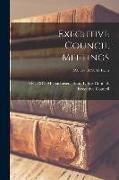 Produktbild: Executive Council Meetings; 1990 04/19/90 11 items