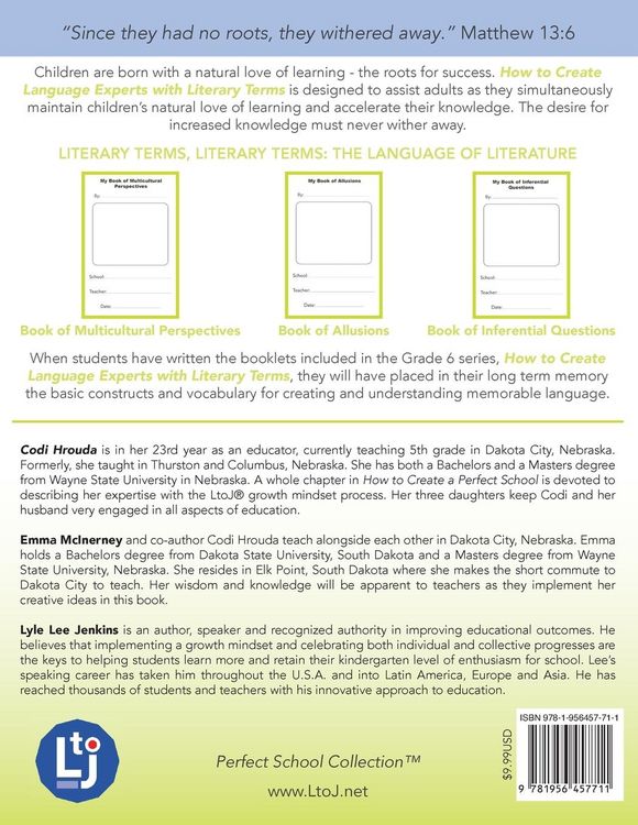Produktbild: How to Create Language Experts with Literary Terms Grade 6
