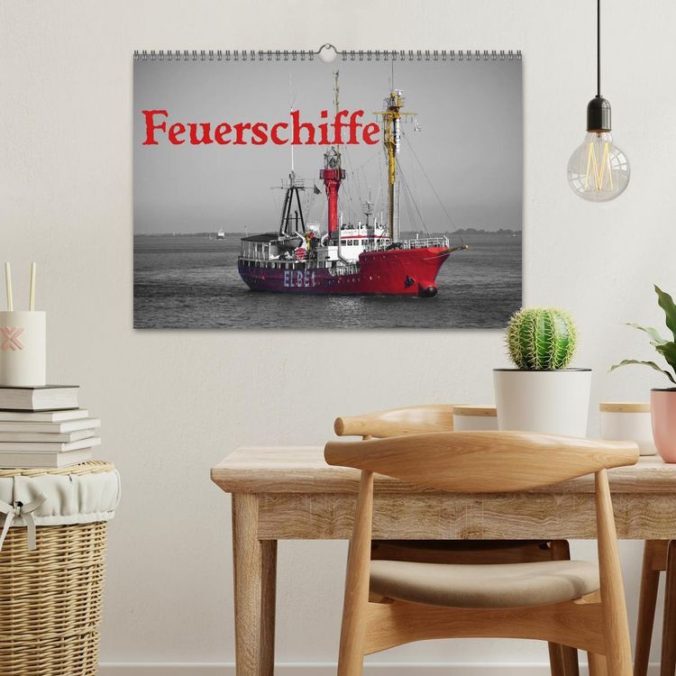 Produktbild: Feuerschiffe (Wandkalender 2026 DIN A3 quer), CALVENDO Monatskalender