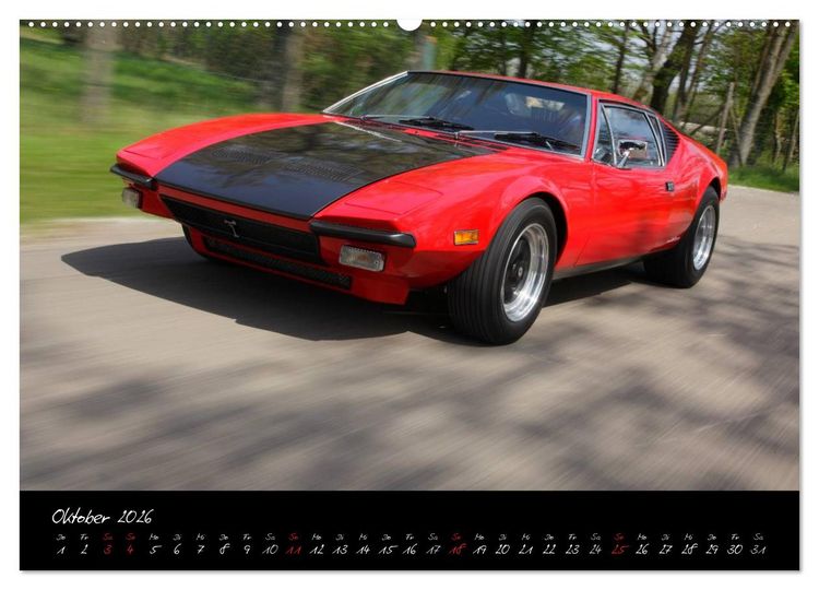 Produktbild: De Tomaso Pantera (Wandkalender 2026 DIN A2 quer), CALVENDO Monatskalender