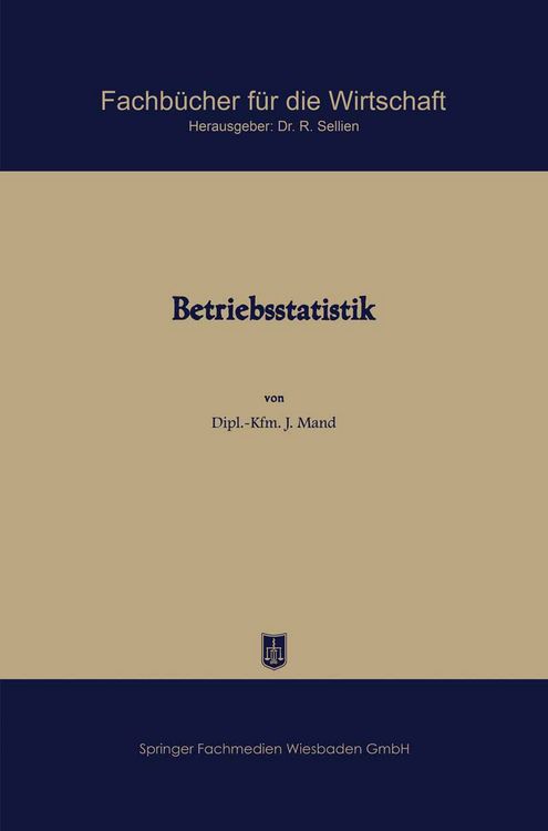 Produktbild: Betriebsstatistik