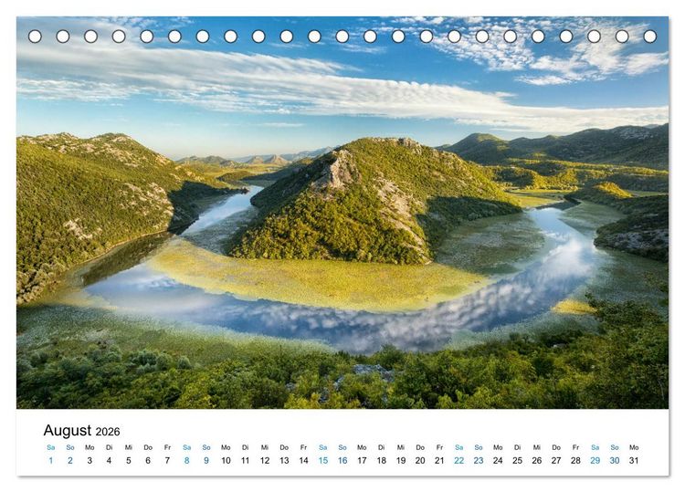 Produktbild: Juwelen des Balkans (Tischkalender 2026 DIN A5 quer), CALVENDO Monatskalender