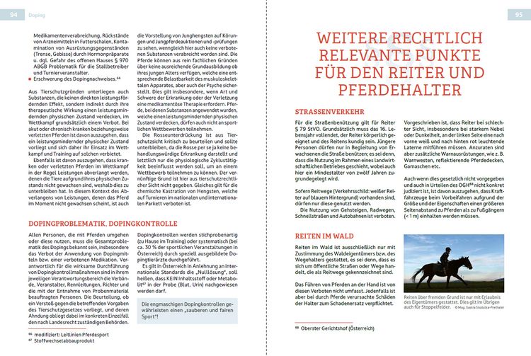 Produktbild: Rechtsleitfaden zum (Freizeit-)Reit- & Pferdesport
