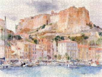 Produktbild: CALVENDO Puzzle Bonifacio | 1000 Teile Lege-Gr&ouml;&szlig;e 64x48cm Foto-Puzzle f&uuml;r gl&uuml;ckliche Stunden