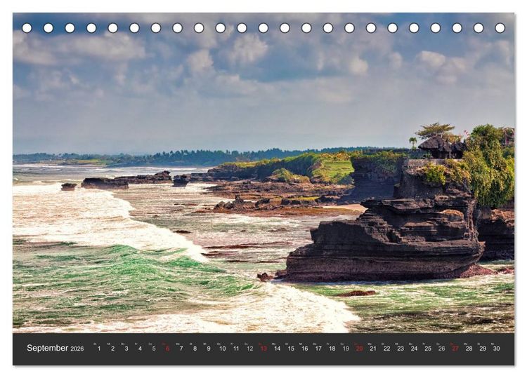 Produktbild: Bali - Insel der G&ouml;tter (Tischkalender 2026 DIN A5 quer), CALVENDO Monatskalender